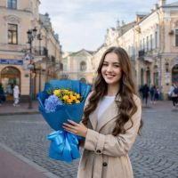  Букет Жовто-блакитний букет Станично-Луганское
                            