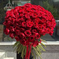 101 long red roses (90 сm) Ischgl