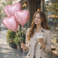 3 рожевих серця Бориспіль