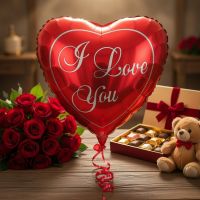 Heart balloon Love You Big Bear
