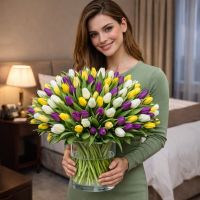  Букет 101 тюльпан Манаус
                            