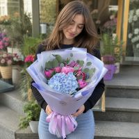 Квітуча симфонія гортензії з півоніями 🌸 Конту