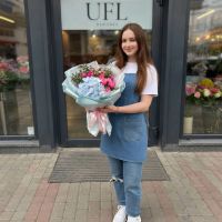 Букет з гортензією Ніжна хмара Х'юстон