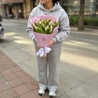 25 pink tulips Palma de Mallorca