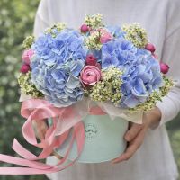 Цветы в коробке Нежный бриз Репки