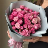 9 pink spray roses Rio de Janeiro