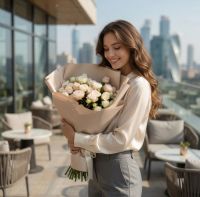 Букет кустовых роз 11шт Нежность Ивановка (Одесская область)