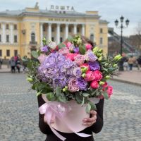 Квіти в коробці Аметист Рі