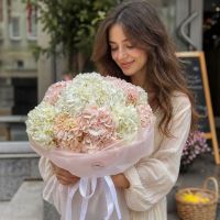 Нежное облако гортензий 15 шт Кэйп Таун