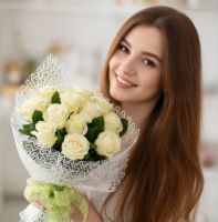 13 білих троянд - біла ніч Напа