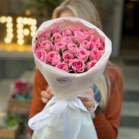 25 розовых роз Кения, Орхус