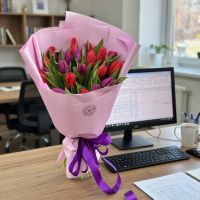 29 тюльпанов - Весенний подарок Юбилейное (Запорожская область)