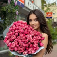 51 pink spray roses Kiev - Svyatoshinskiy district