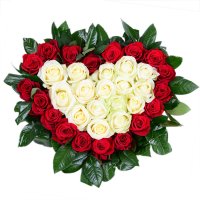 Heart with roses Kolomyja