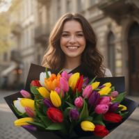  Букет 51 тюльпан Литичев
                                