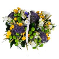 Summer basket of flowers Nikolaev