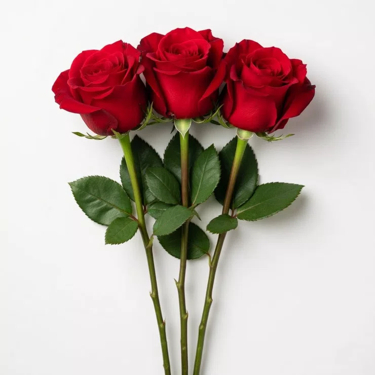 Long red roses Explorer  – flower delivery in Kiev - Darnitskiy district