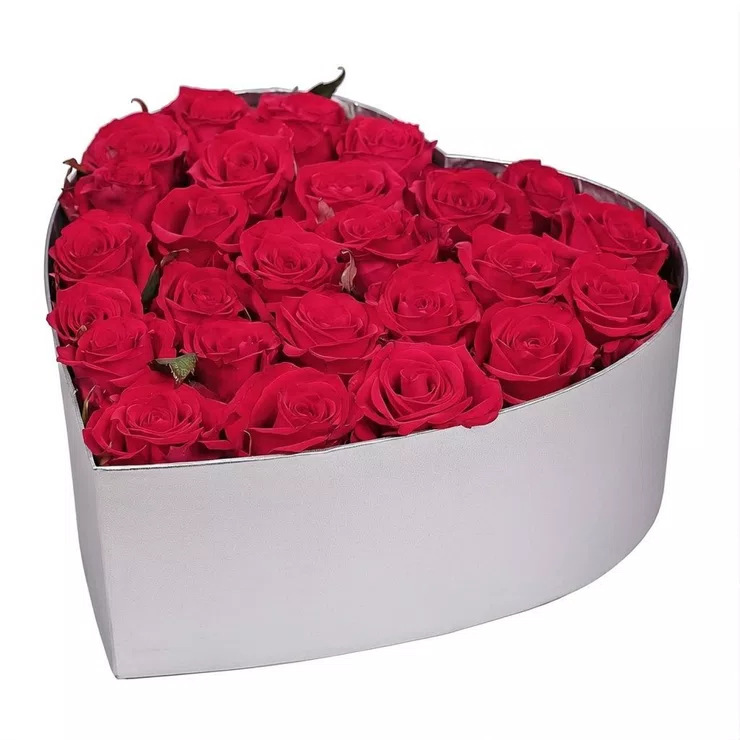 Signs of love 25 roses – flower delivery in Baroda