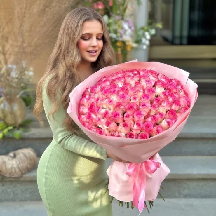 101 roses Jumilia – flower delivery in Austin