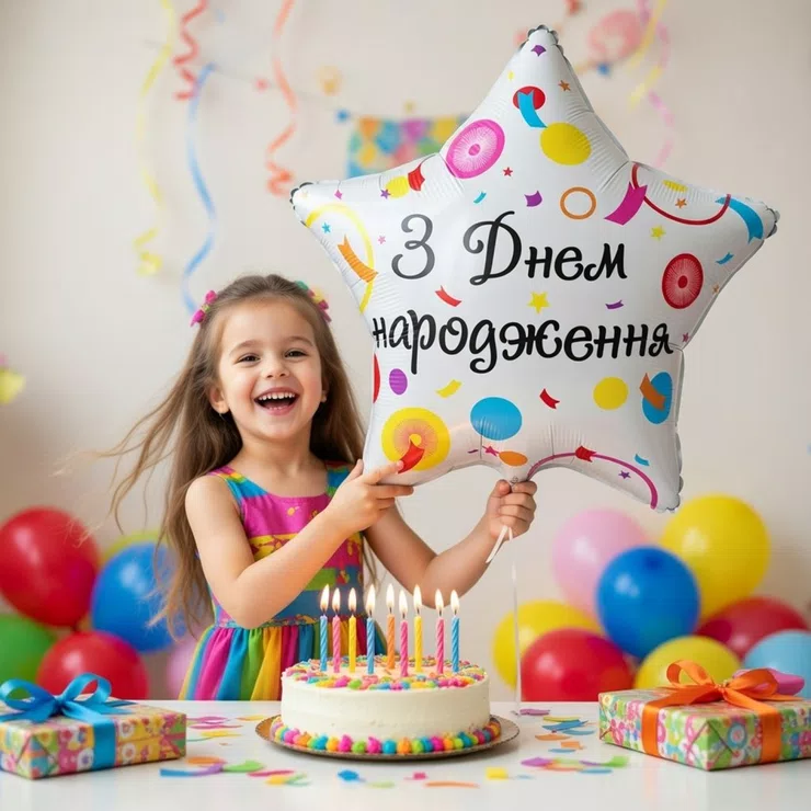 Air balloon Happy birthday! – flower delivery in Vishenki