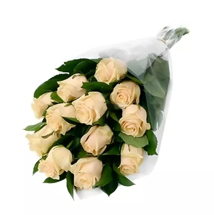 loving mother - cream roses 15pcs – flower delivery in Roseville (USA)