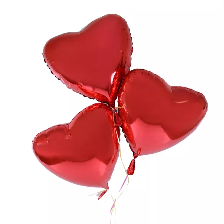 3 helium balloons – flower delivery in Bibo