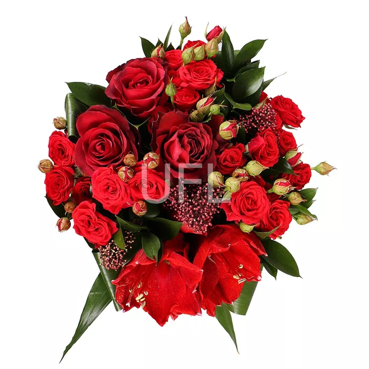Bouquet Mix in Red Colors – flower delivery in Harrow