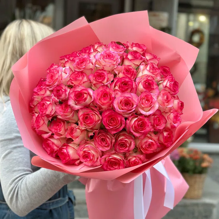 51 roses Jumilia – flower delivery in Noble Park