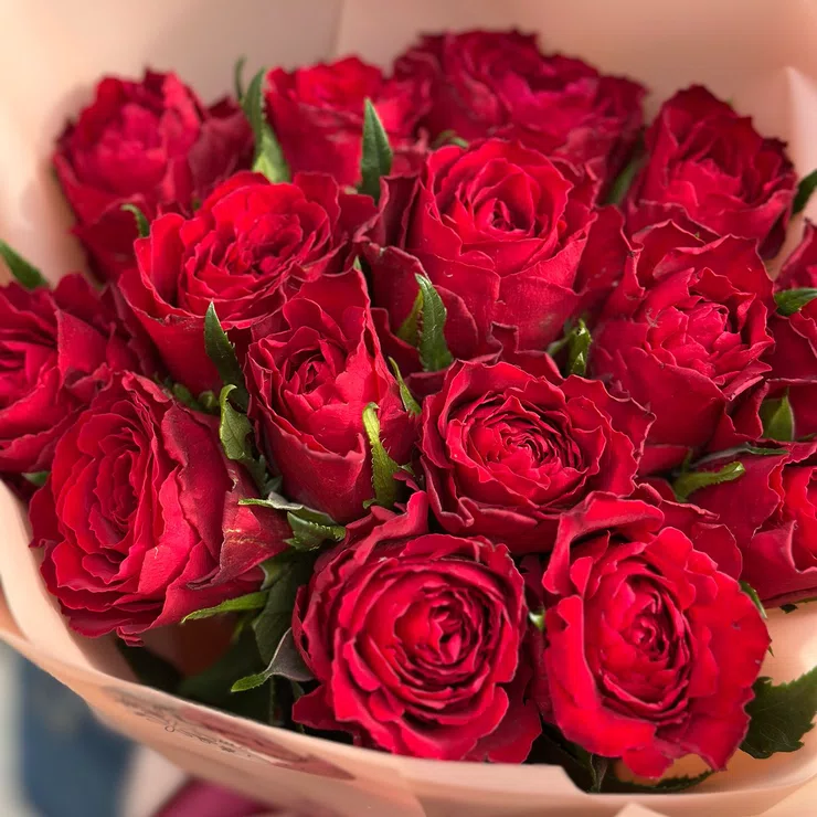 15 red roses – flower delivery in Abakliya
