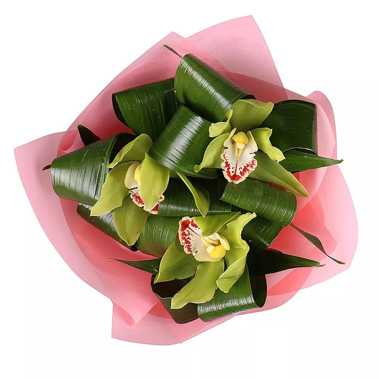 A bouquet with orchid – flower delivery in Kant