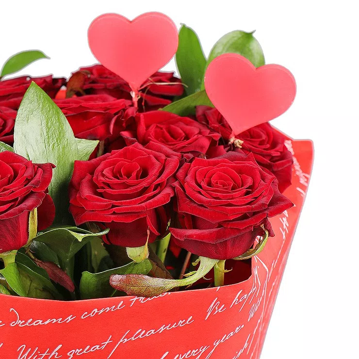 Send your feelings 11 roses – flower delivery in Bloxham