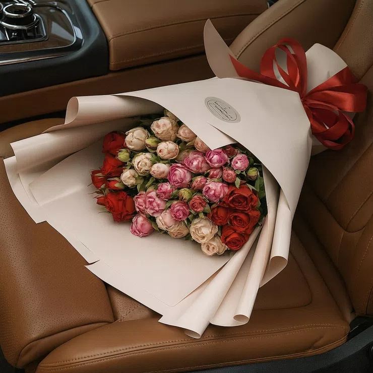Tender sapphire – flower delivery in Berd