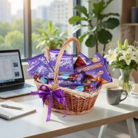  Букет Milka-кошик шоколаду Кокшетау
                            
