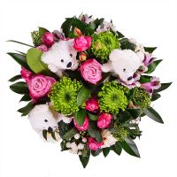Bouquet of flowers Teddy Chernomorsk (former Ilyechevsk)
                            