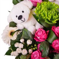 Bouquet of flowers Teddy Chernomorsk (former Ilyechevsk)
                            
