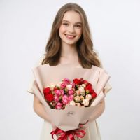 Букет 11 кустовых роз Армавир (Армения)