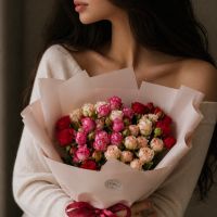 Букет 11 кустовых роз Киль