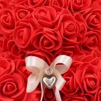 Мишка из фоамирановых роз Иерусалим