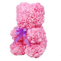 Teddy of synthetic roses Kyiv (Kiev)