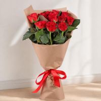 11 red roses 50cm Plzen