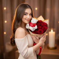  Bouquet Wonderful day Petrikovka
                            