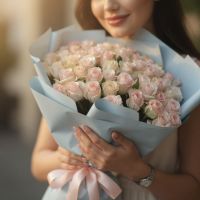 51 кремовая роза Рим