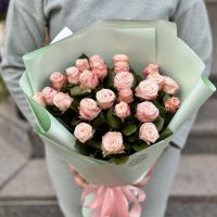 Promo! 25 pink roses 40 cm, Mamaevtsi