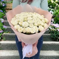 Акция! 51 белая роза , Борисполь