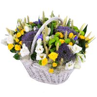 Summer basket of flowers Nikolaev