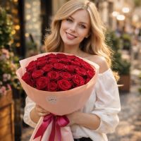 25 red roses bouquet Palma de Mallorca