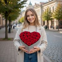 Букет цветов Знаки любви 25 роз Тульнербах