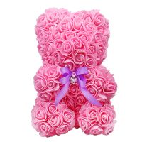 Teddy of synthetic roses Kyiv (Kiev)