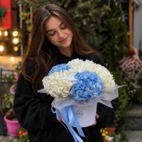 Нежные гортензии в коробке 5шт, Люблин