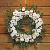 Christmas cotton wreath Luginy